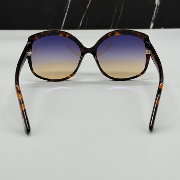 NEW TOM FORD TF919 55B WOMEN ROUND SUNGLASSES TOM FORD CHIARA-02 FT0919/S 55B - Picture 7 of 11